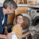 Armazenamento em cozinhas com lavanderia