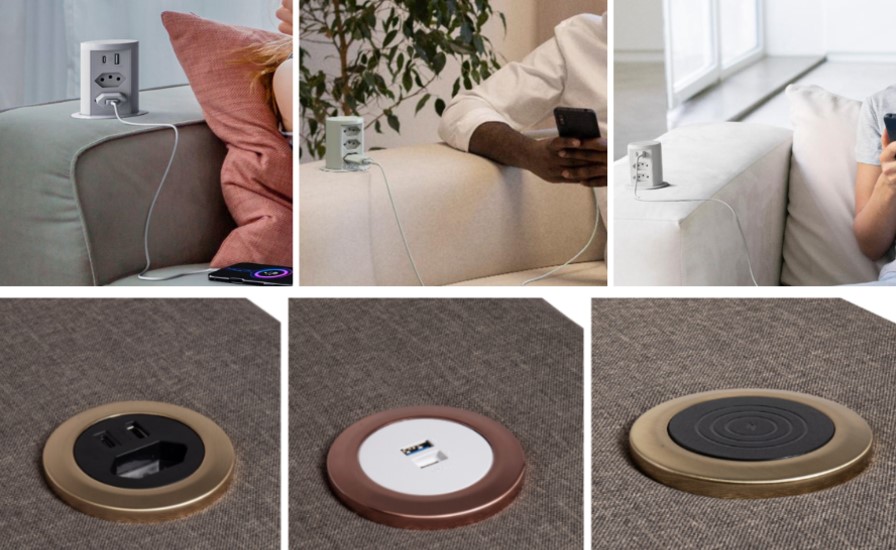 Conectividade elétrica para sala pequena