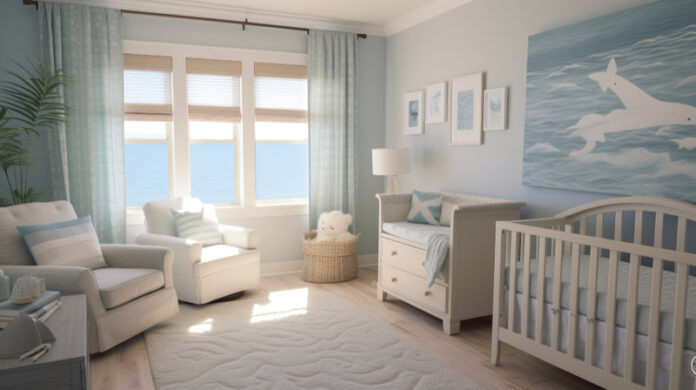 Quarto de bebê moderno