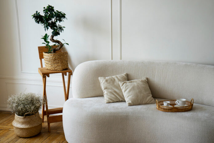 Sala no estilo escandinavo
