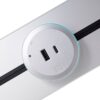 USBs A +C NT do Trilho de energia de embutir da QTMOV Prime, linha Power Track ligado USBs A +C NT do Trilho de energia de embutir da QTMOV Prime, linha Power Track ligado