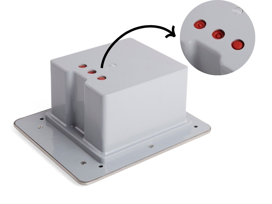 Caixa de Piso a Prova D'agua Waterproof IP66 da QTMOV Prime passa fios