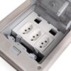 Caixa de Piso à Prova D'Agua com IP66 - 3 módulos de tomada da QTMOV Prime