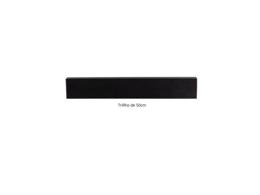 Trilho de Energia XP da QTMOV Prime preto de 50cm