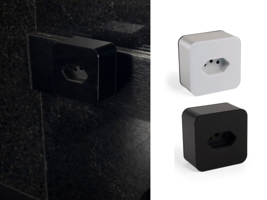 Capa Módulo Tomadas NBR (Compatível com Modelo XP) da QTMOV Prime