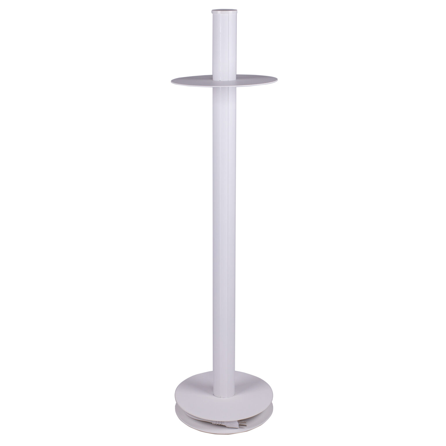 Coluna de Tomada com 6NBR + USB A+C Branca da QTMOV de costas 100cm