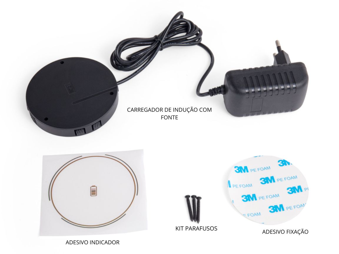 Carregador de Indução de Mesa T12 da QTMOV Prime componentes Carregador de Indução de Mesa T12 da QTMOV Prime componentes