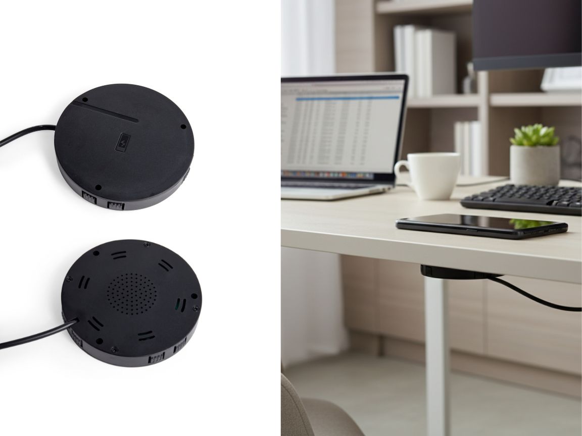 Carregador de Indução de Mesa T12 da QTMOV Prime foto de capa