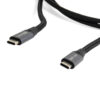 CABO USB 4.0 TIPO C MXM 40GB 240W 1,5MT - PRETO-QTMOV-PRIME detalhe dos USBs CABO USB 4.0 TIPO C MXM 40GB 240W 1,5MT - PRETO-QTMOV-PRIME detalhe dos USBs