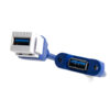 KIT FÁCIL CABO USB TIPO A 3.0 20CM FEMEA KEY X FEMEA PARAF- AZUL