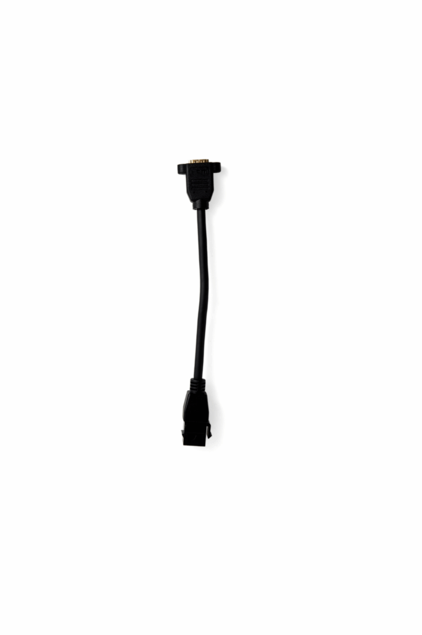 Cabo Extensor HDMI 2.0 Fêmea x Fêmea Parafusado para Painel da QTMOV Prime