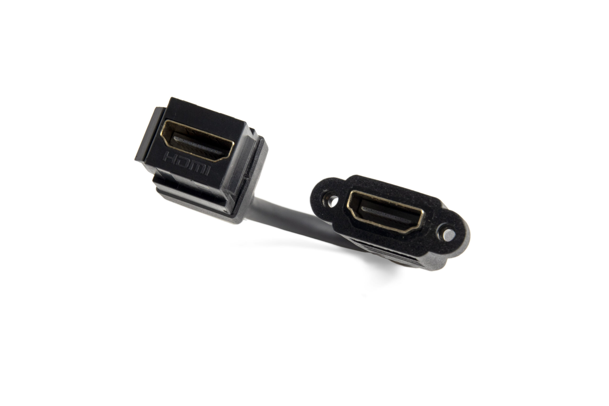Cabo Extensor HDMI 2.0 Fêmea x Fêmea Parafusado para Painel