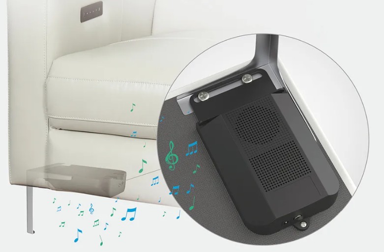 Sof&aacute; com Kit de Caixa de Som para Sof&aacute; da QTMOV Prime