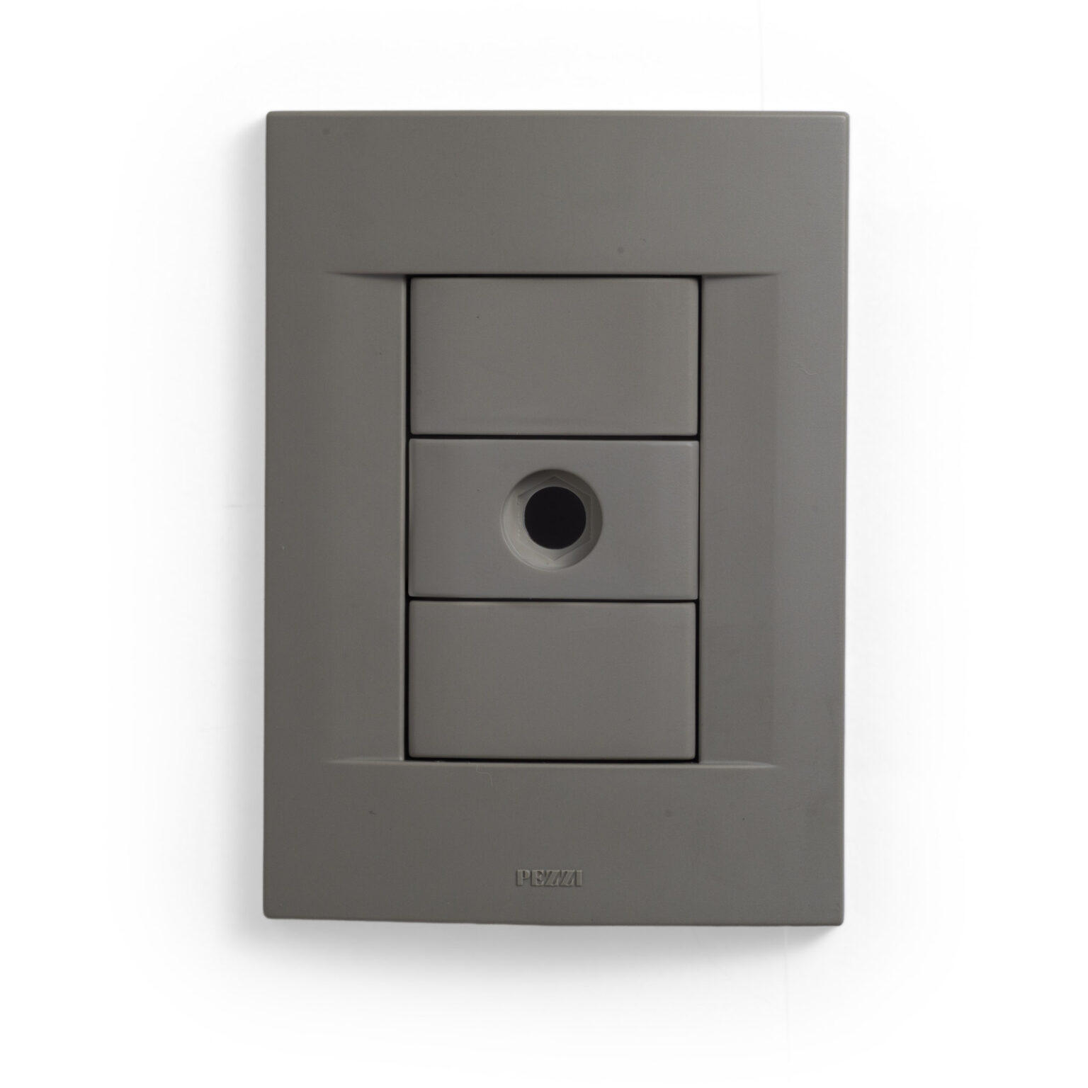 Espelho 4x2 com 1 bloco coaxial + 2 blocos cegos da QTMOV Prime fendi