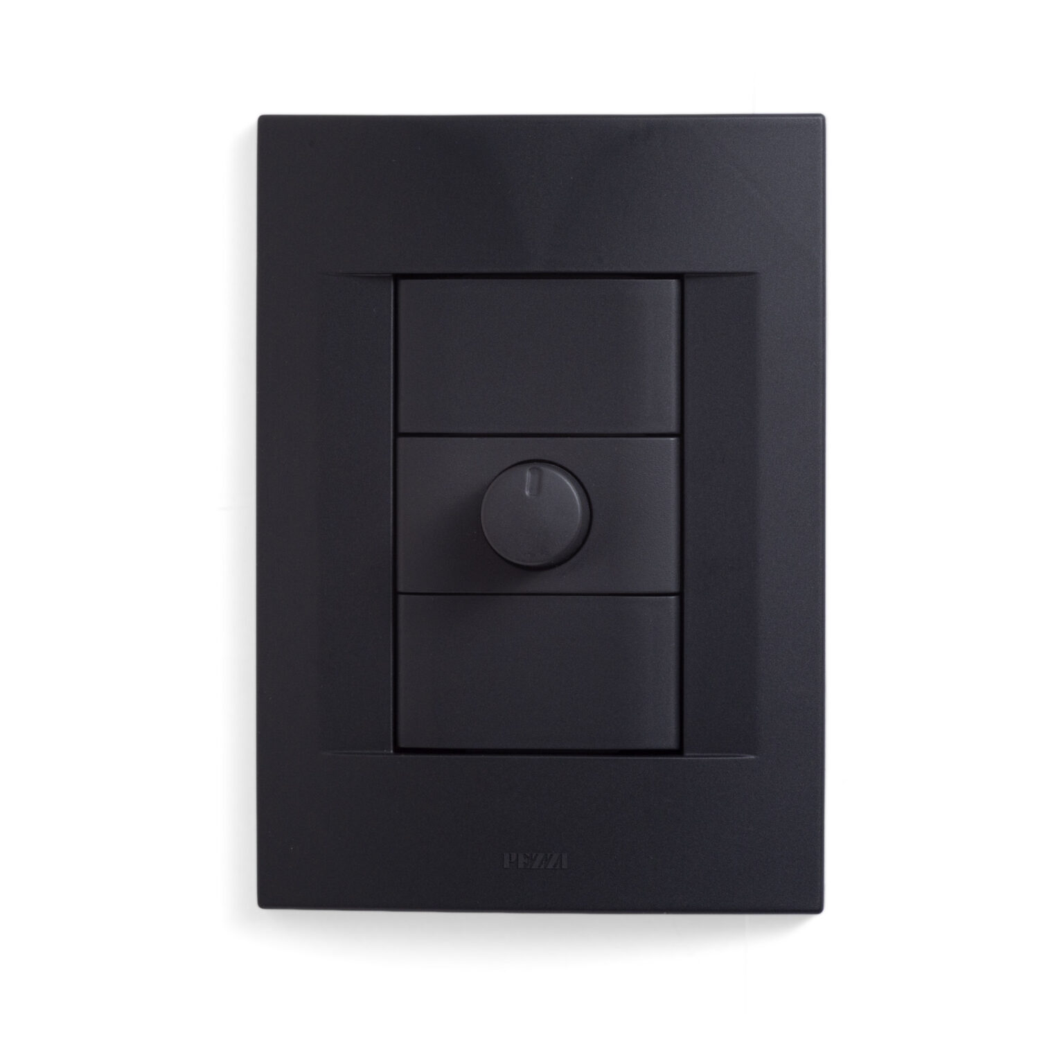 KIT ESP 4X2 3BL - 1MODULO DIMER 50W LED + 2BL CEGO - PRETO SATINATA