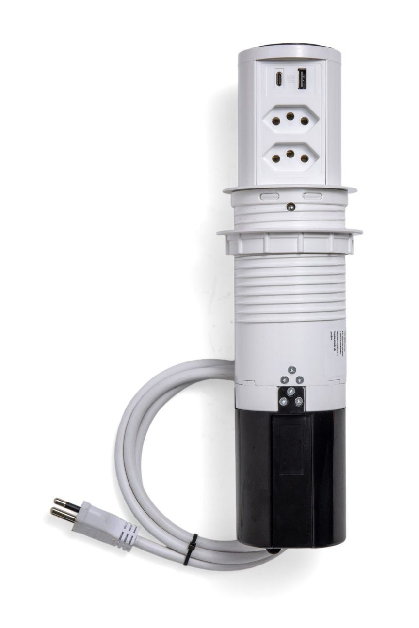 Torre de tomada com USB (A+C) - Torre Slim Mimetizada