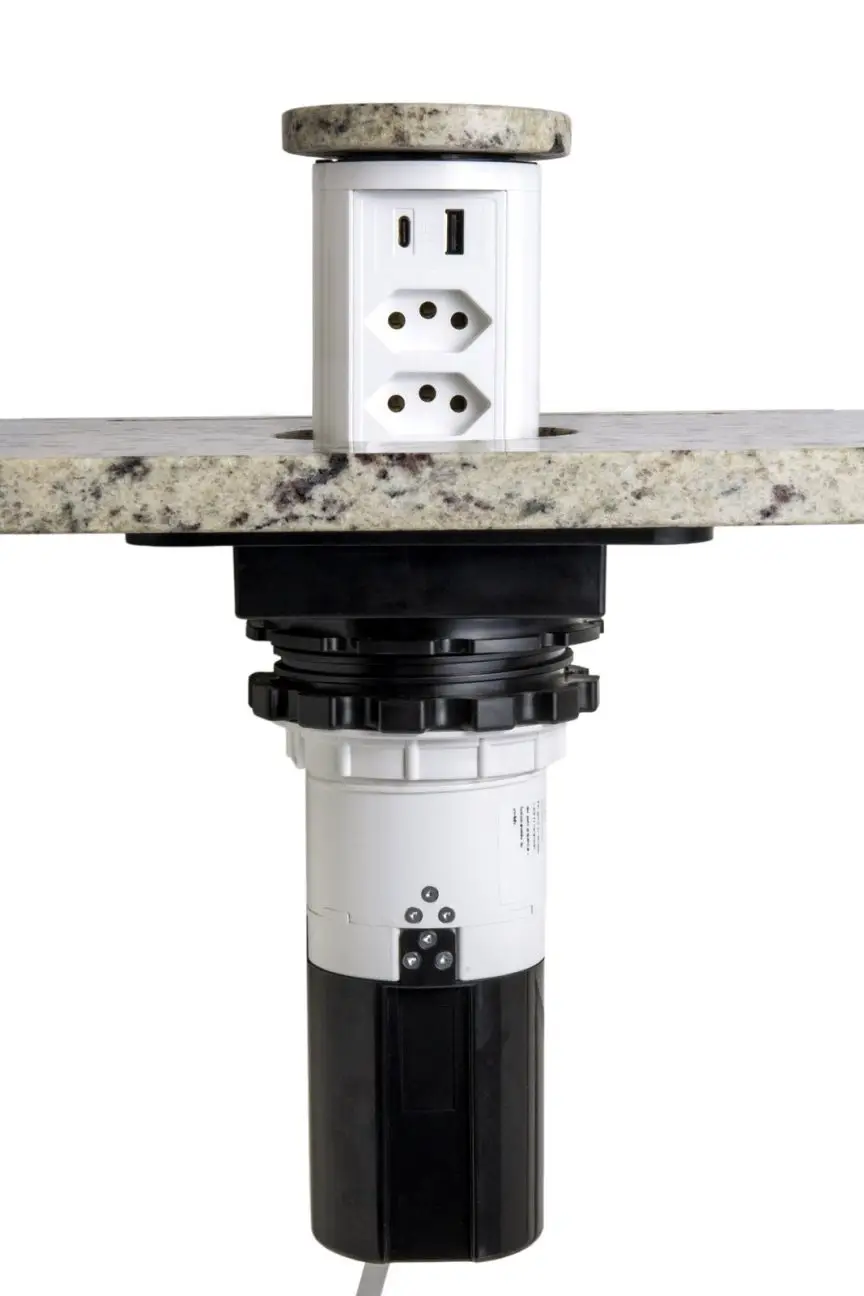 Alternative view of Torre de tomada com USB (A+C) - Torre Slim Mimetizada